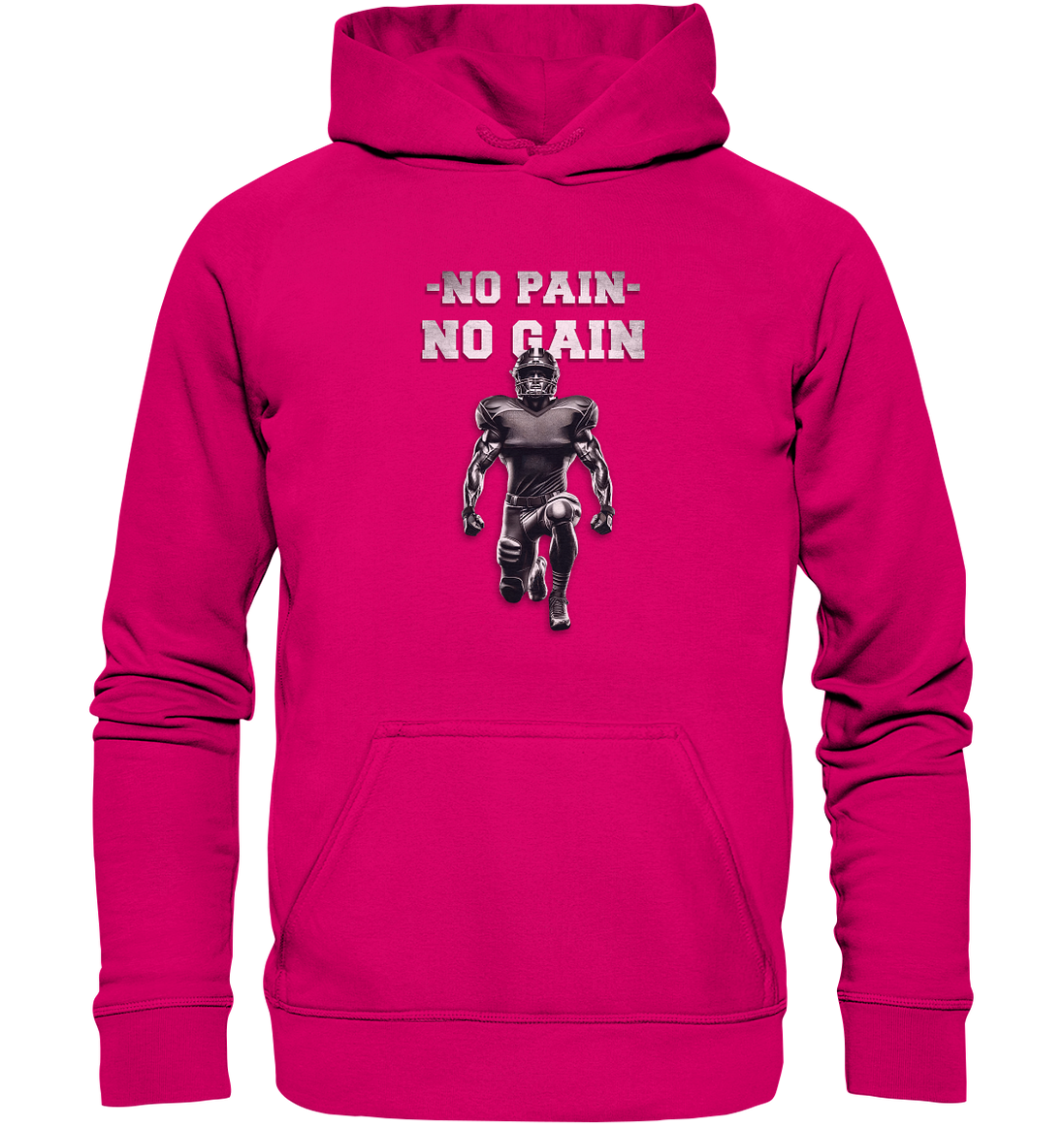 No Pain No Gain Metal - Basic Unisex Hoodie