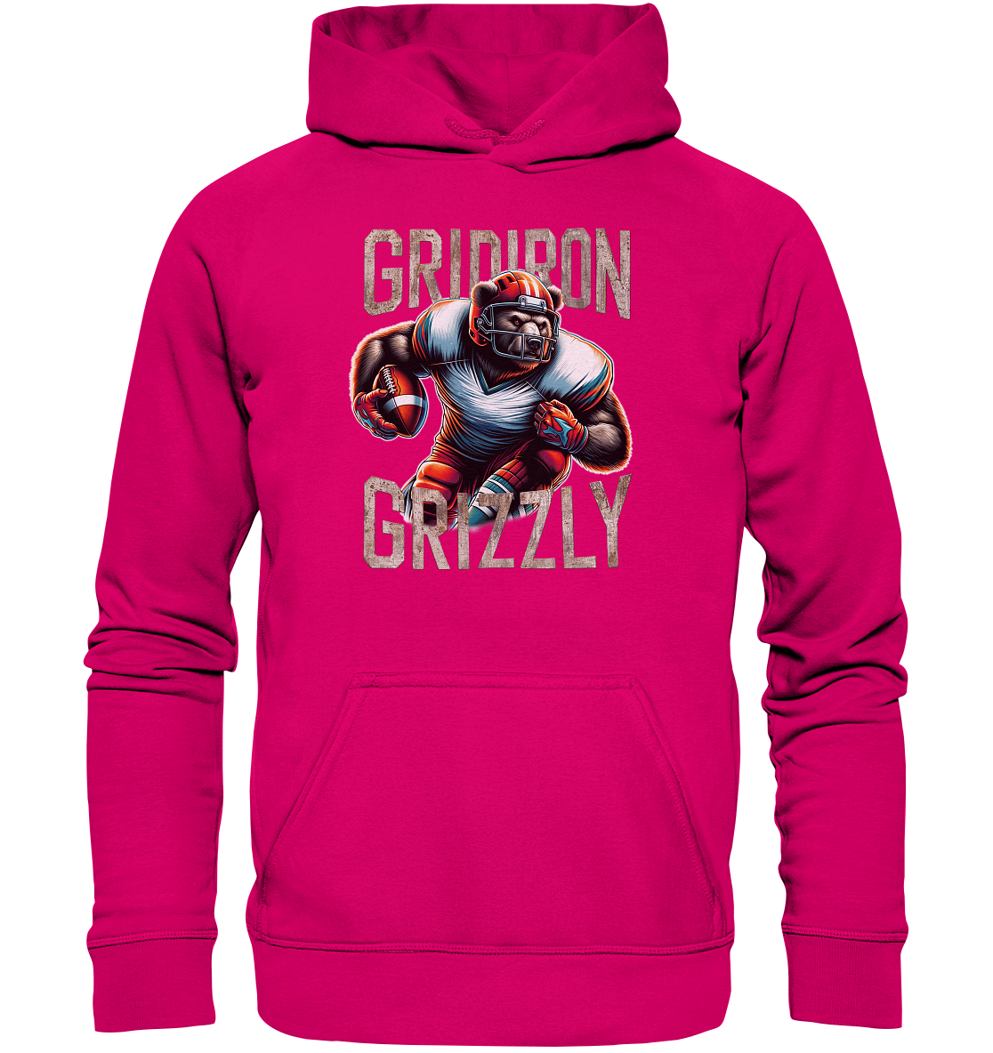 Gridiron Grizzly - Basic Unisex Hoodie