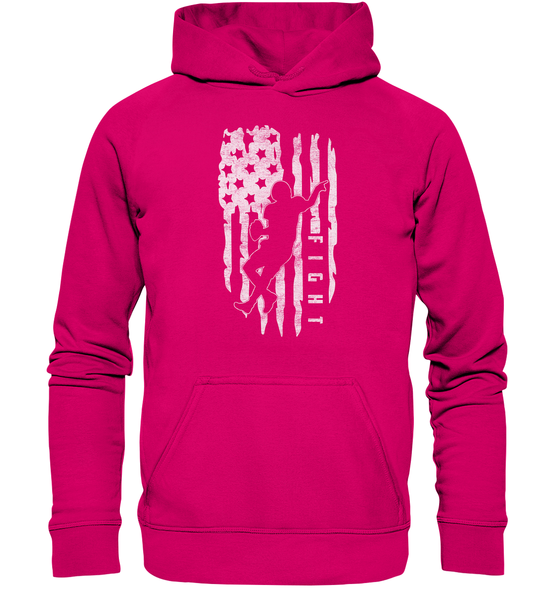 USA Flag Fight - Basic Unisex Hoodie