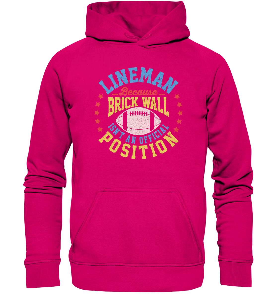 Lineman Brick Wall - Basic Unisex Hoodie