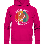 Game Day Vibes White - Basic Unisex Hoodie