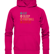 Eat Sleep Football Repeat - Basic Unisex Hoodie