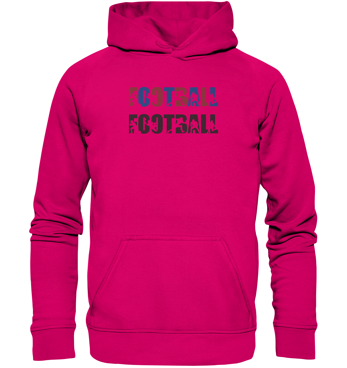 Football Silhouette - Basic Unisex Hoodie