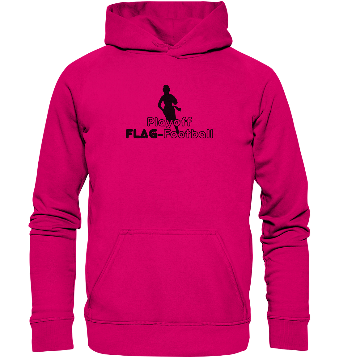 Playoff Flag Football  Women black  - Basic Unisex Hoodie