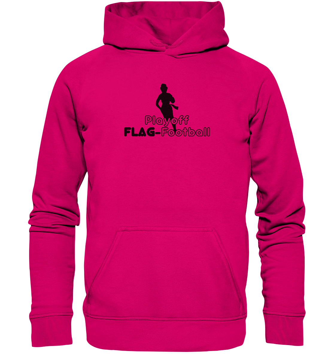 Playoff Flag Football  Women black  - Basic Unisex Hoodie