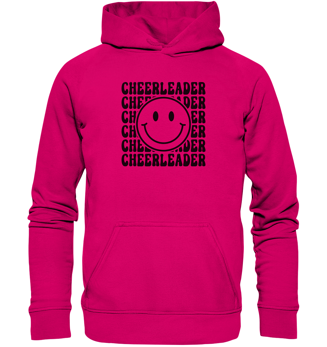 Cheerleader Smiley - Basic Unisex Hoodie