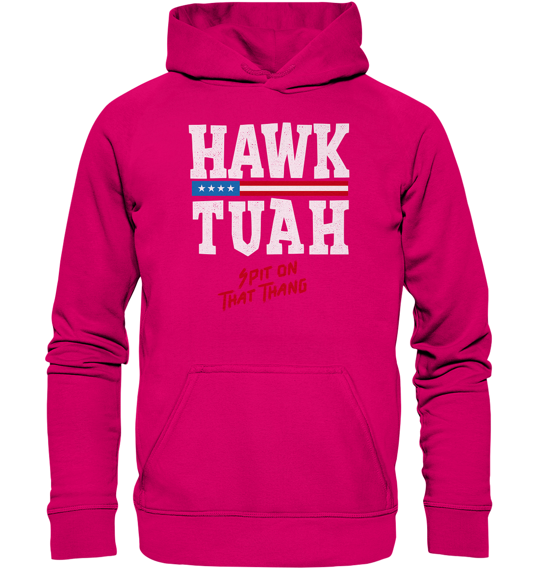 Hawk Tuah White - Basic Unisex Hoodie