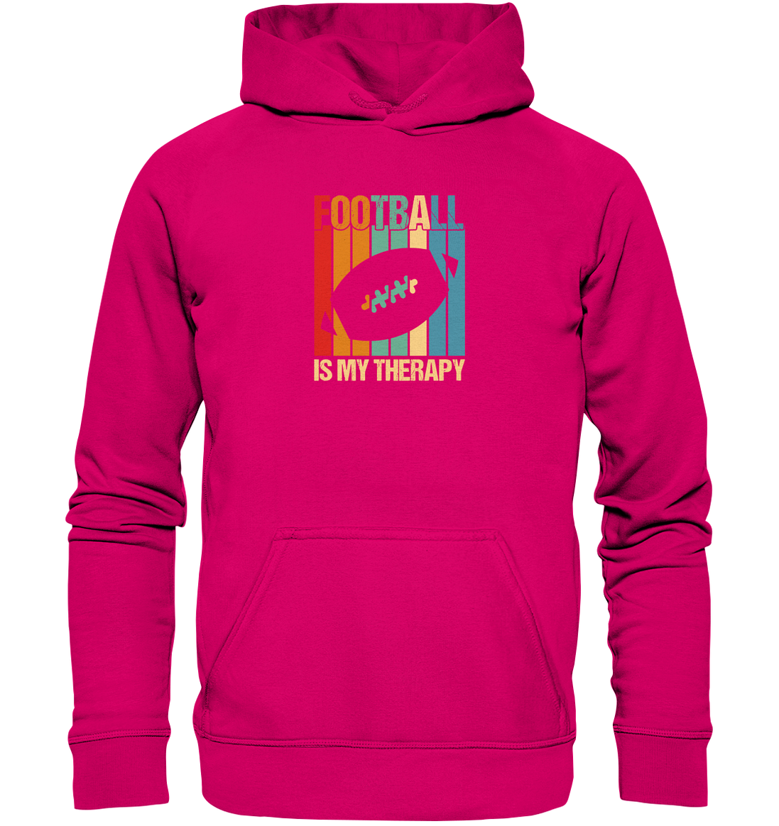 Football is my Therapy - Basic Unisex Hoodie