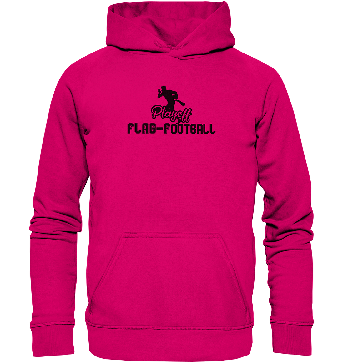 Playoff Flag Football  Men black - Basic Unisex Hoodie