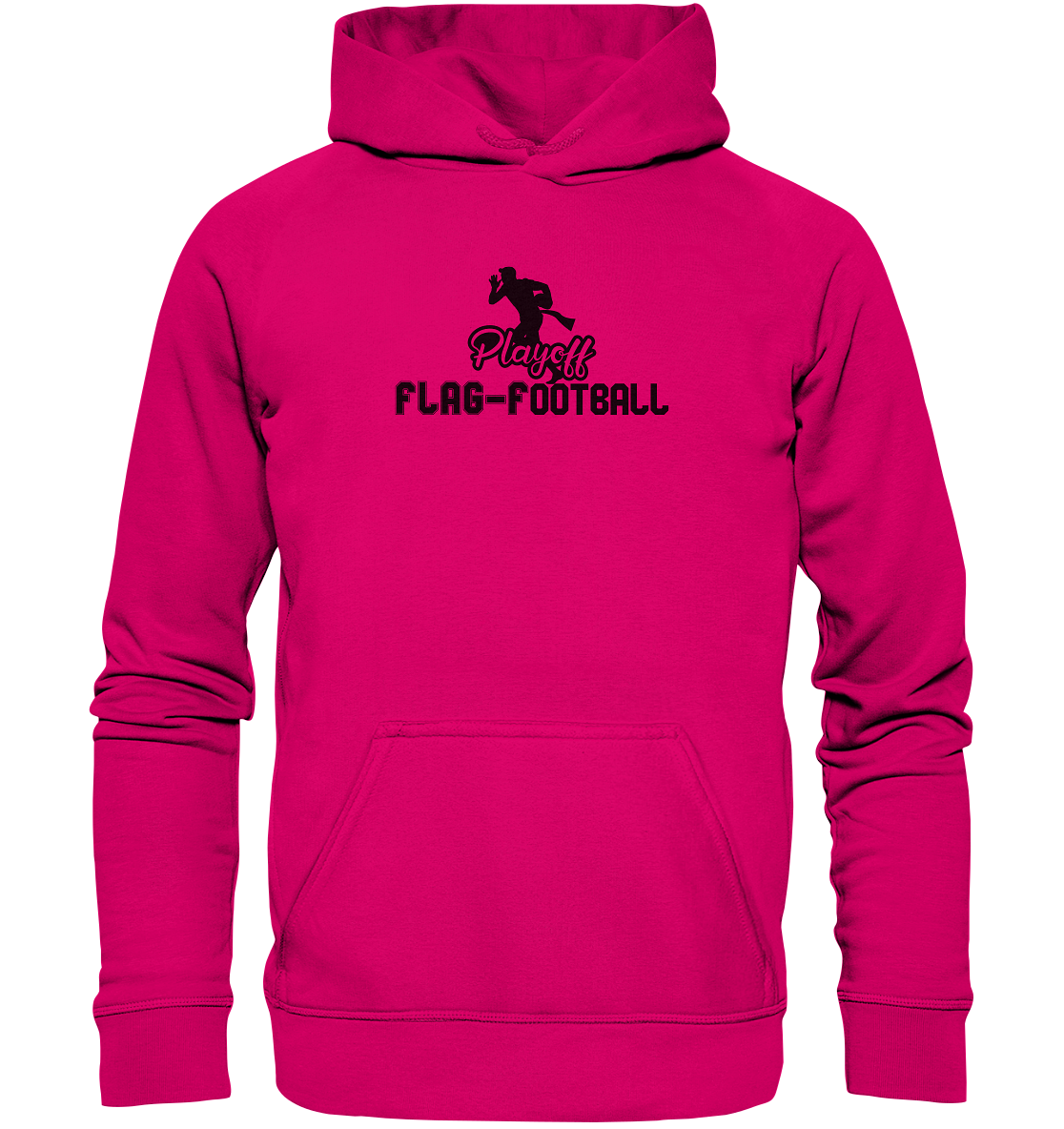 Playoff Flag Football  Men black - Basic Unisex Hoodie