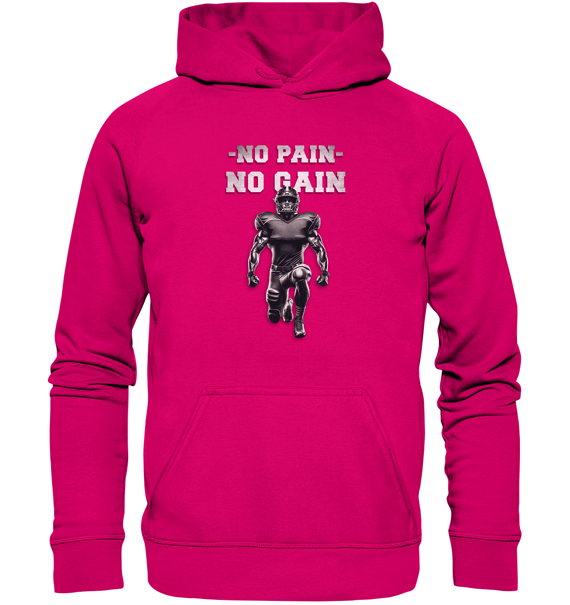 No Pain No Gain Metal - Basic Unisex Hoodie