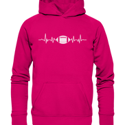 Football Heartbeat - Basic Unisex Hoodie