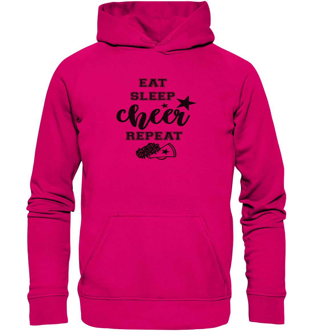 Eat Sleep Cheer Repeat - Basic Unisex Hoodie