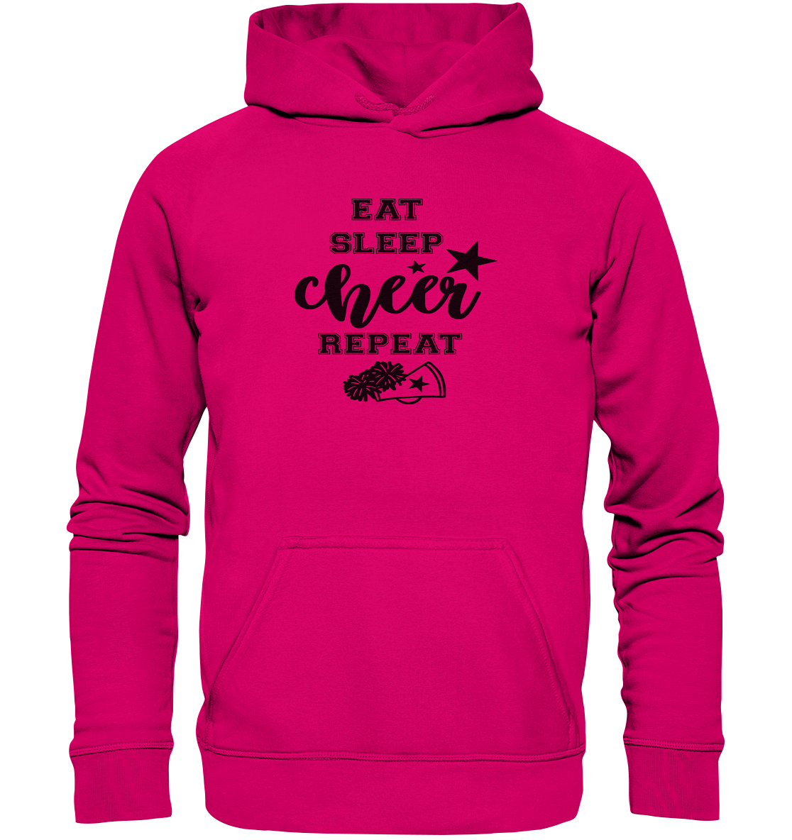 Eat Sleep Cheer Repeat - Basic Unisex Hoodie