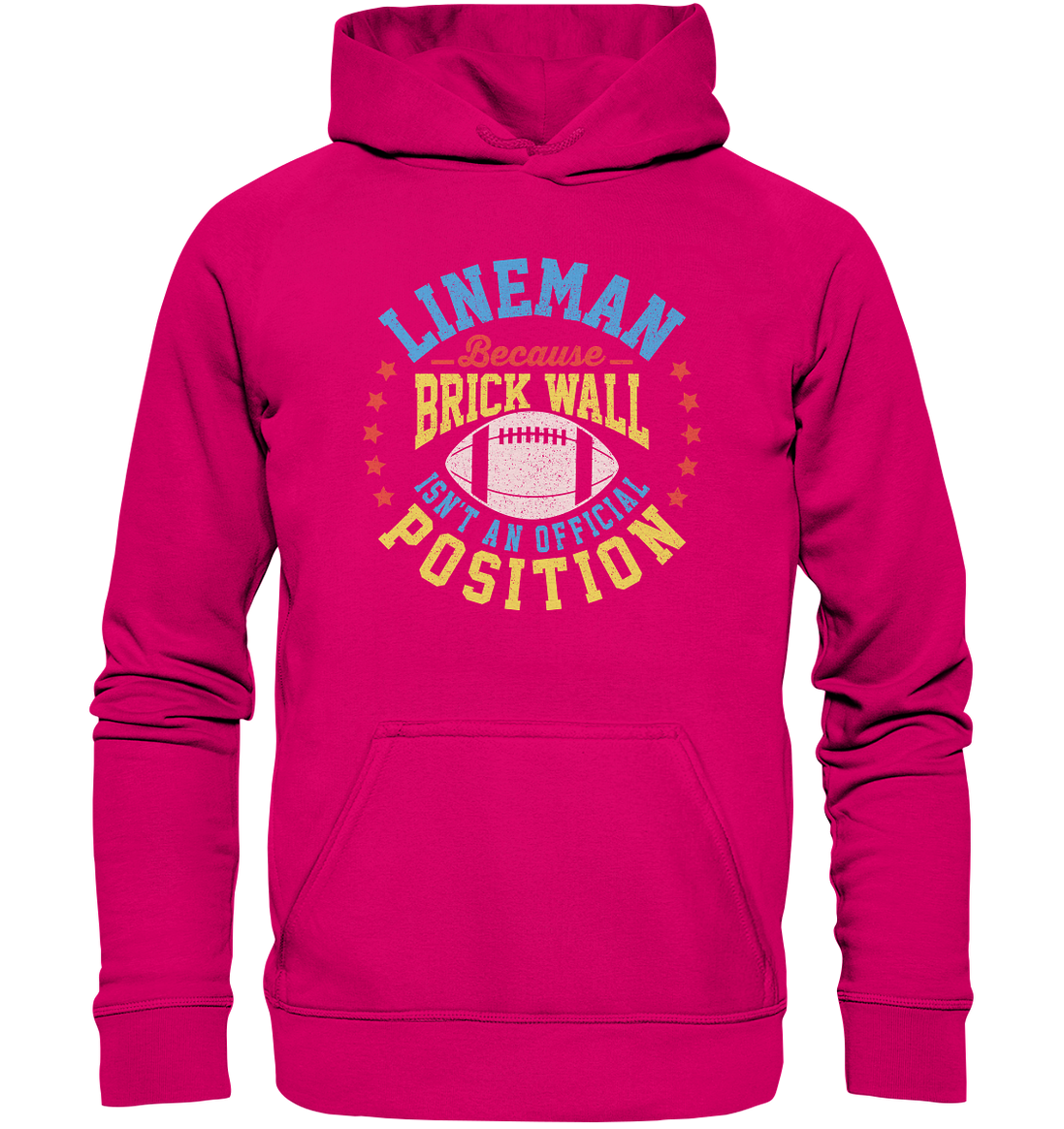 Lineman Brick Wall - Basic Unisex Hoodie