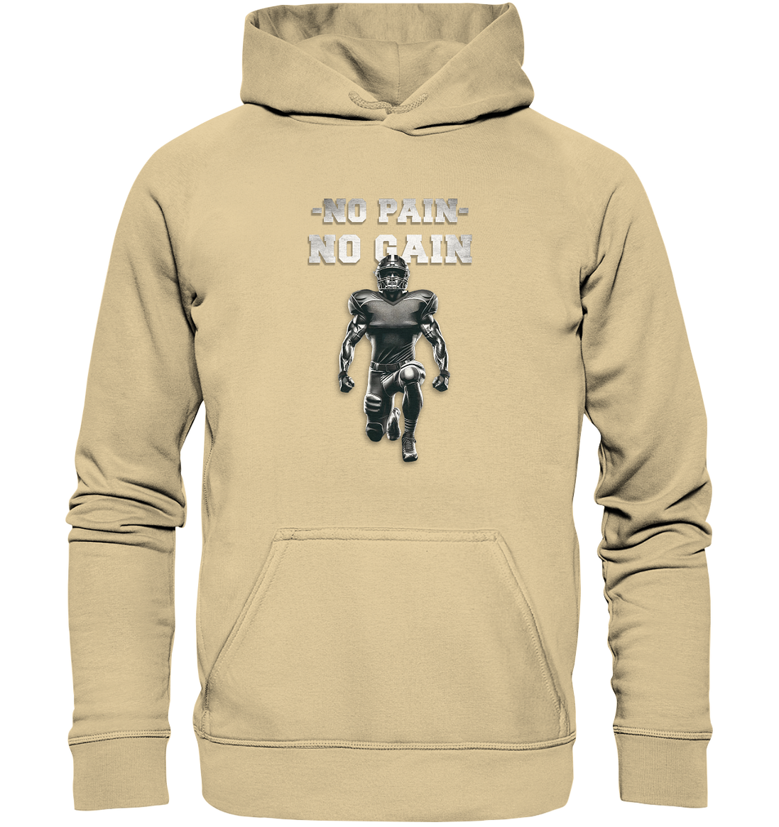 No Pain No Gain Metal - Basic Unisex Hoodie