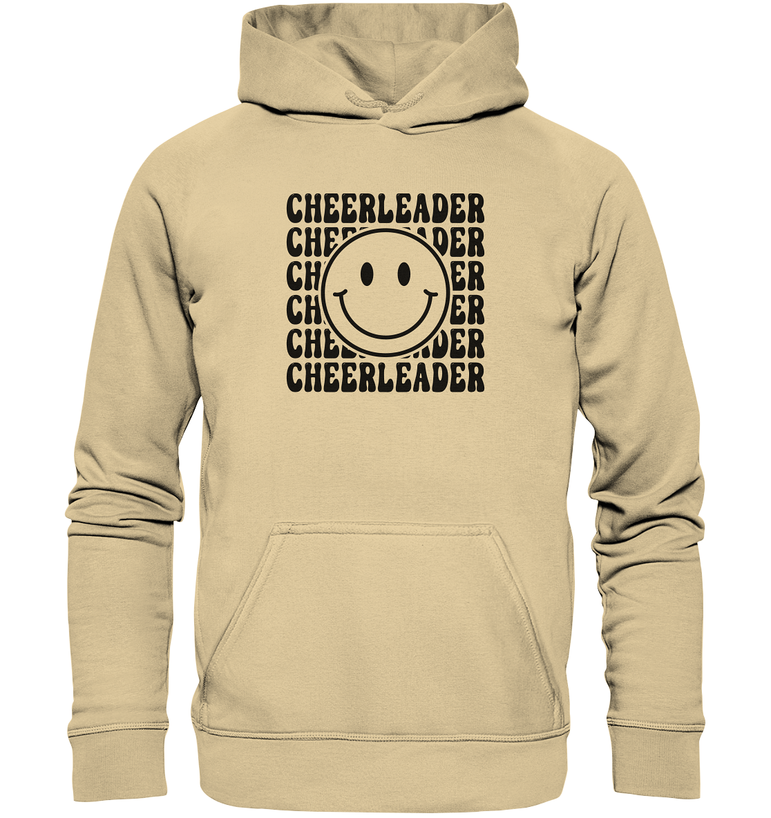 Cheerleader Smiley - Basic Unisex Hoodie