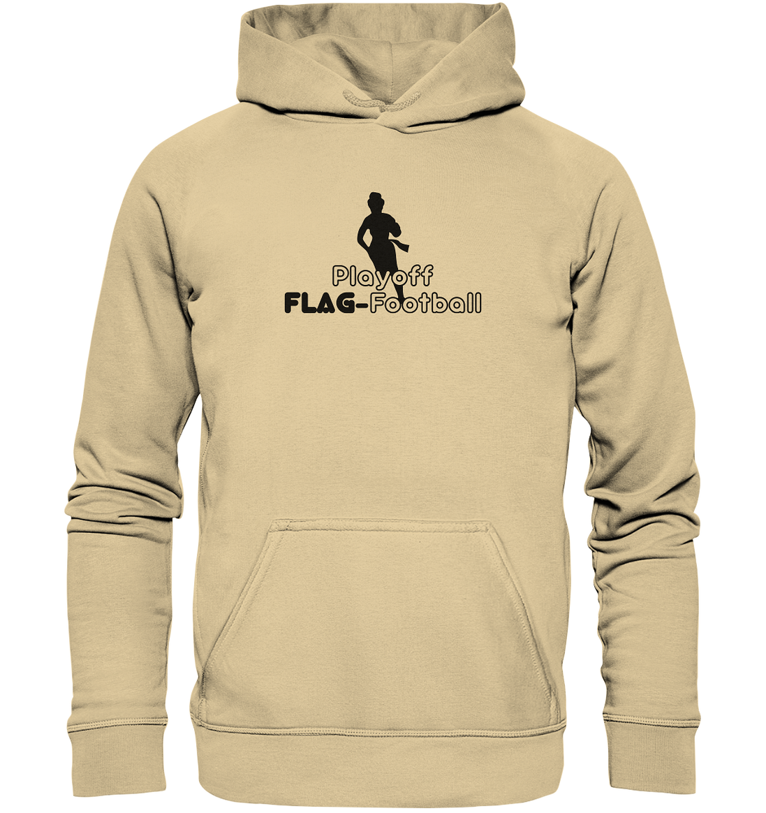 Playoff Flag Football  Women black  - Basic Unisex Hoodie