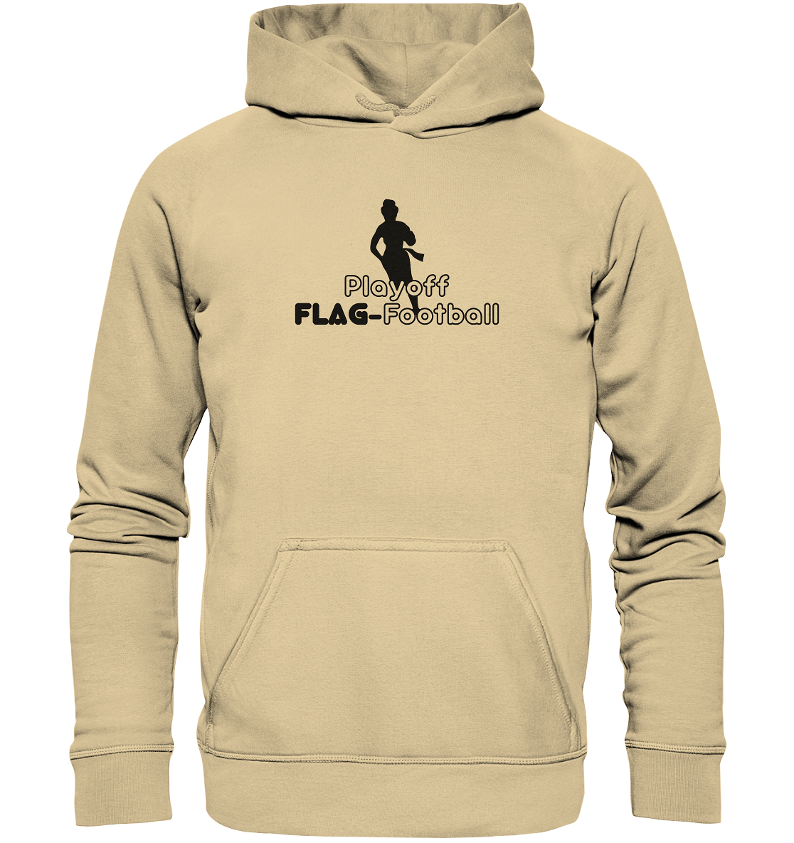 Playoff Flag Football  Women black  - Basic Unisex Hoodie