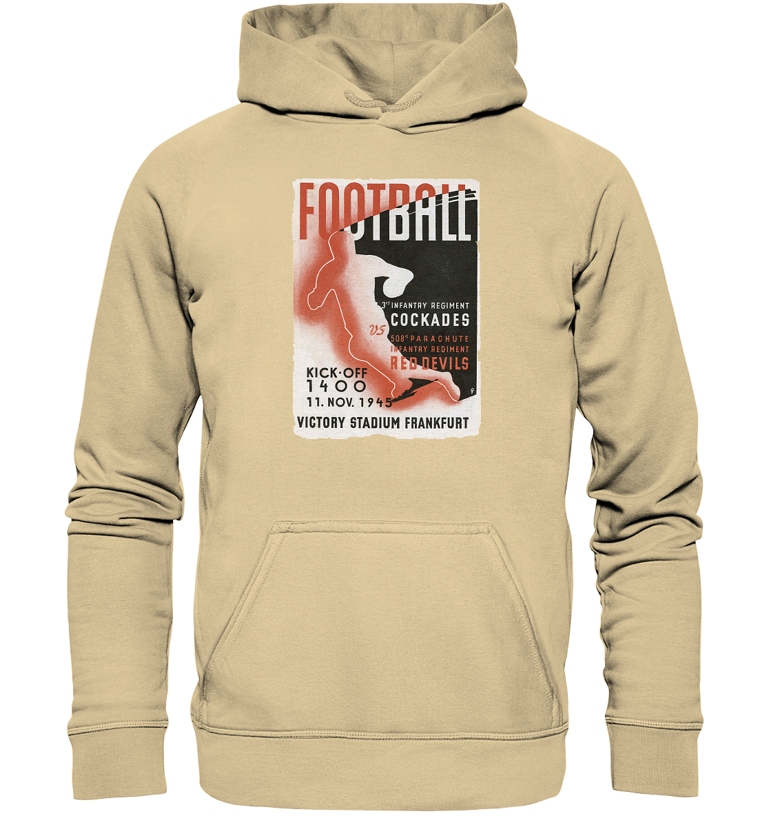 Red Devils Frankfurt 1945 - Basic Unisex Hoodie