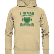 Lineman Heroes Green - Basic Unisex Hoodie