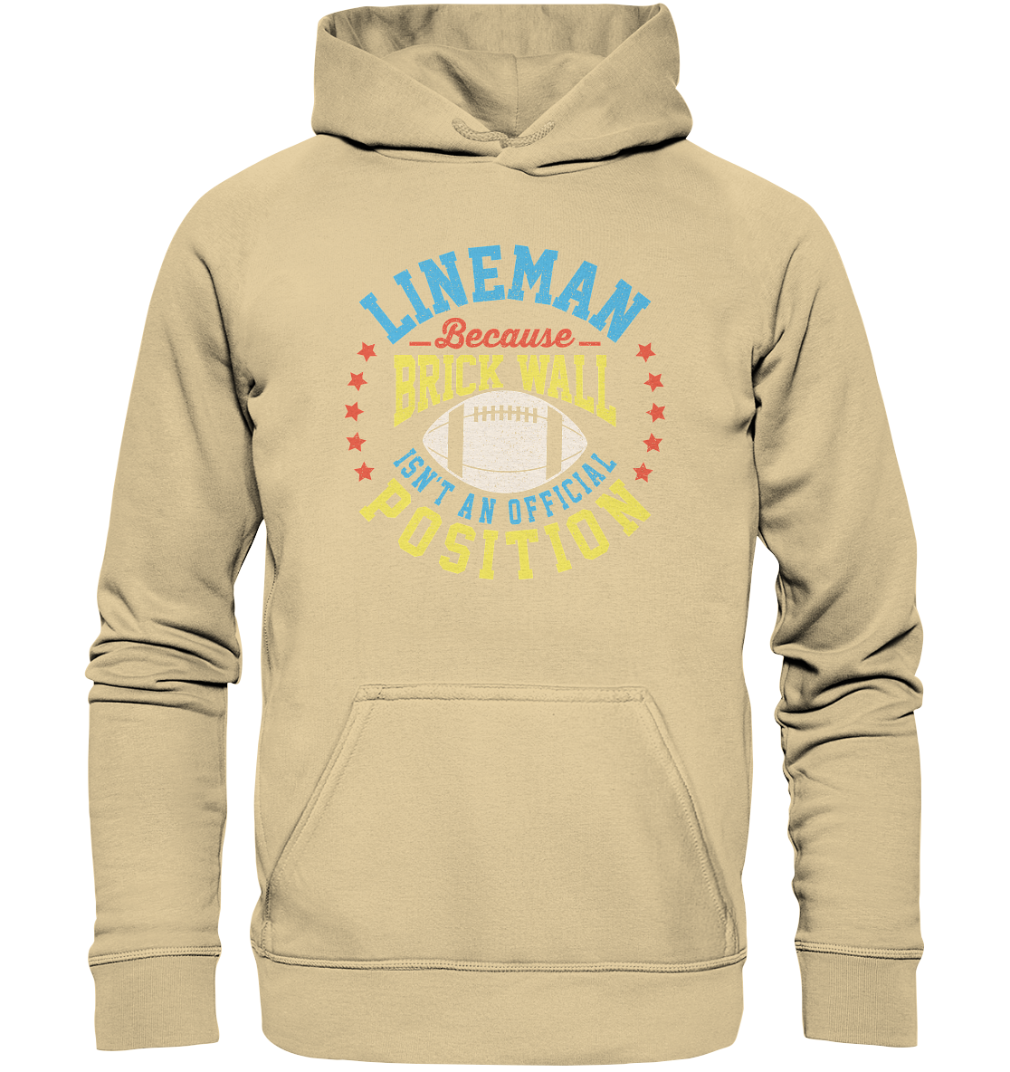 Lineman Brick Wall - Basic Unisex Hoodie