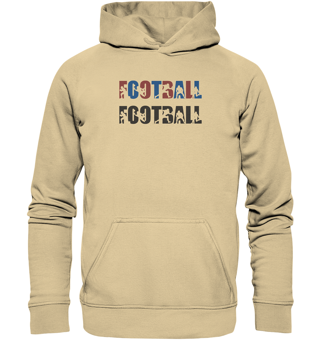 Football Silhouette - Basic Unisex Hoodie