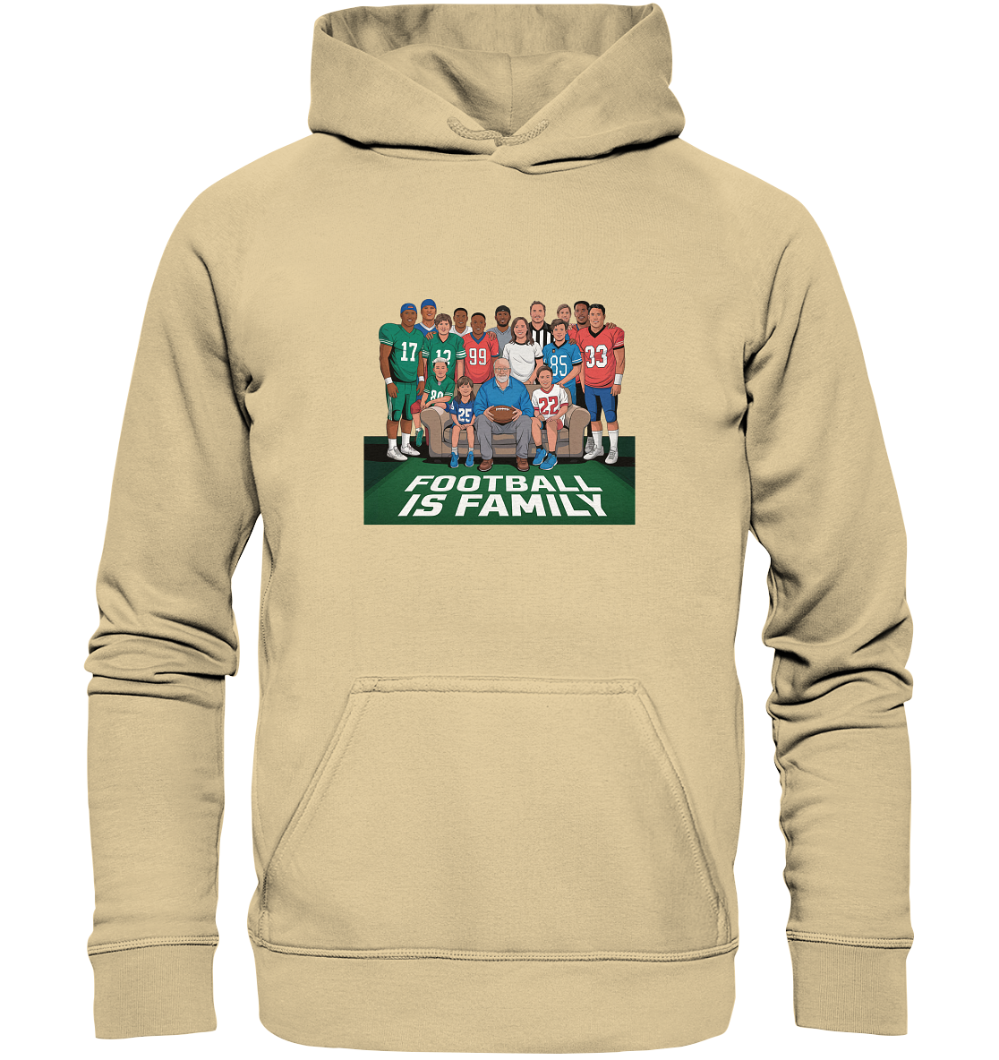 Football is Family - Basic Unisex Hoodie