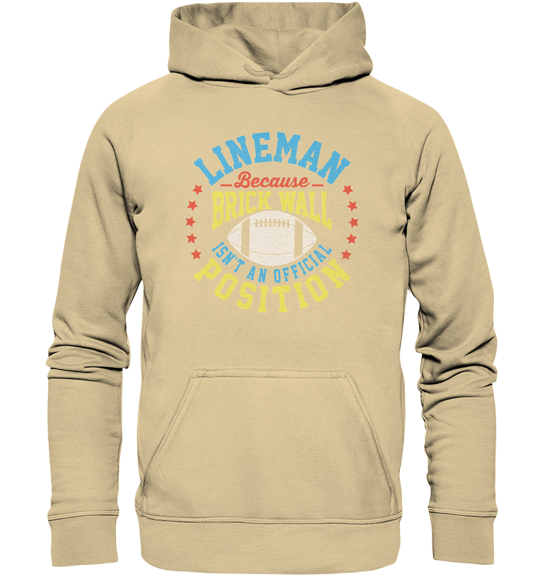 Lineman Brick Wall - Basic Unisex Hoodie