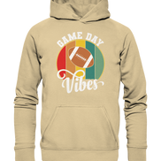 Game Day Vibes White - Basic Unisex Hoodie