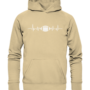 Football Heartbeat - Basic Unisex Hoodie