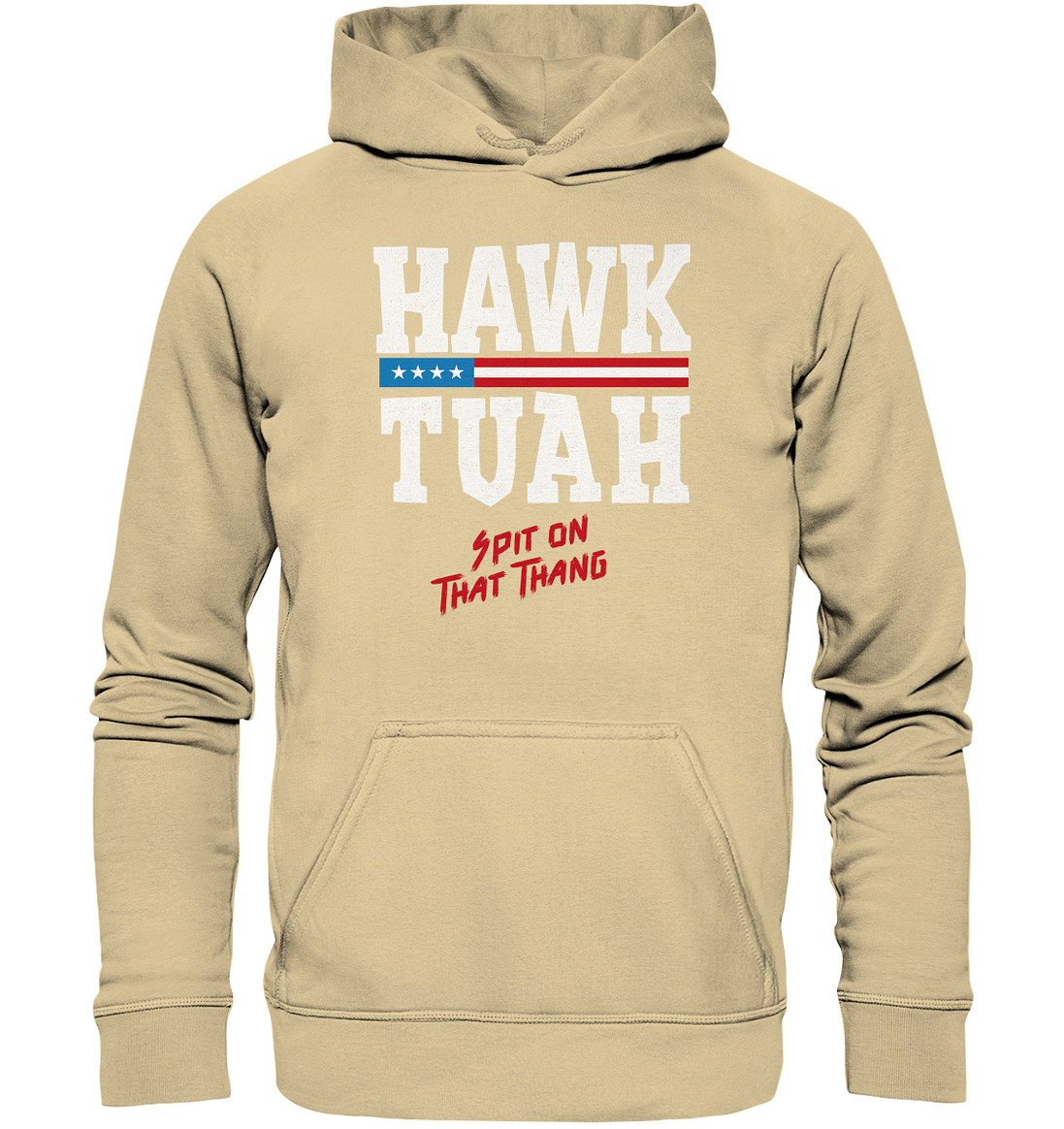 Hawk Tuah White - Basic Unisex Hoodie