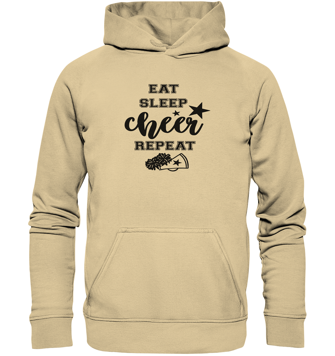 Eat Sleep Cheer Repeat - Basic Unisex Hoodie