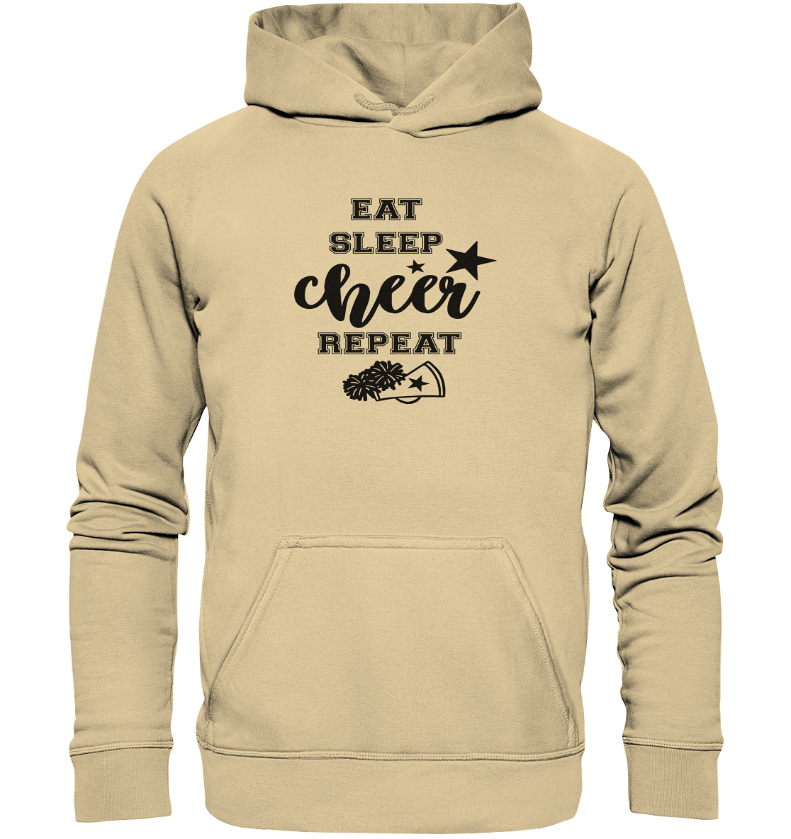 Eat Sleep Cheer Repeat - Basic Unisex Hoodie