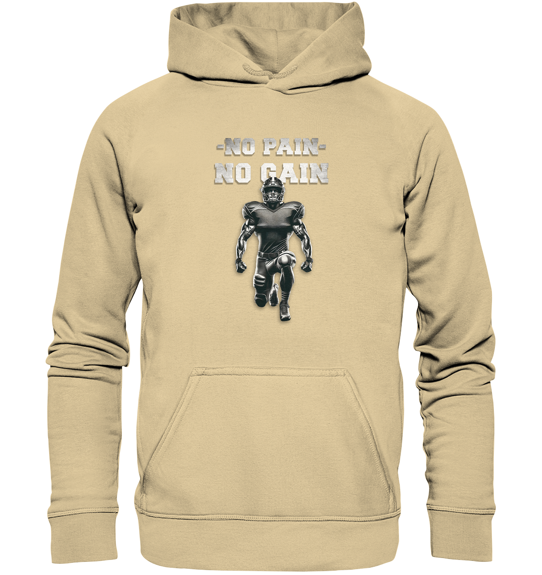 No Pain No Gain Metal - Basic Unisex Hoodie