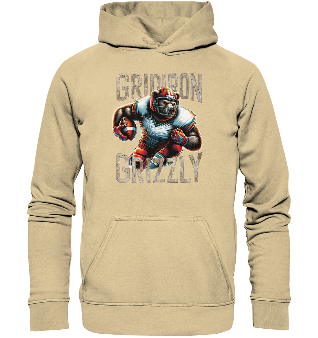 Gridiron Grizzly - Basic Unisex Hoodie