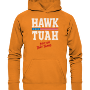 Hawk Tuah White - Basic Unisex Hoodie