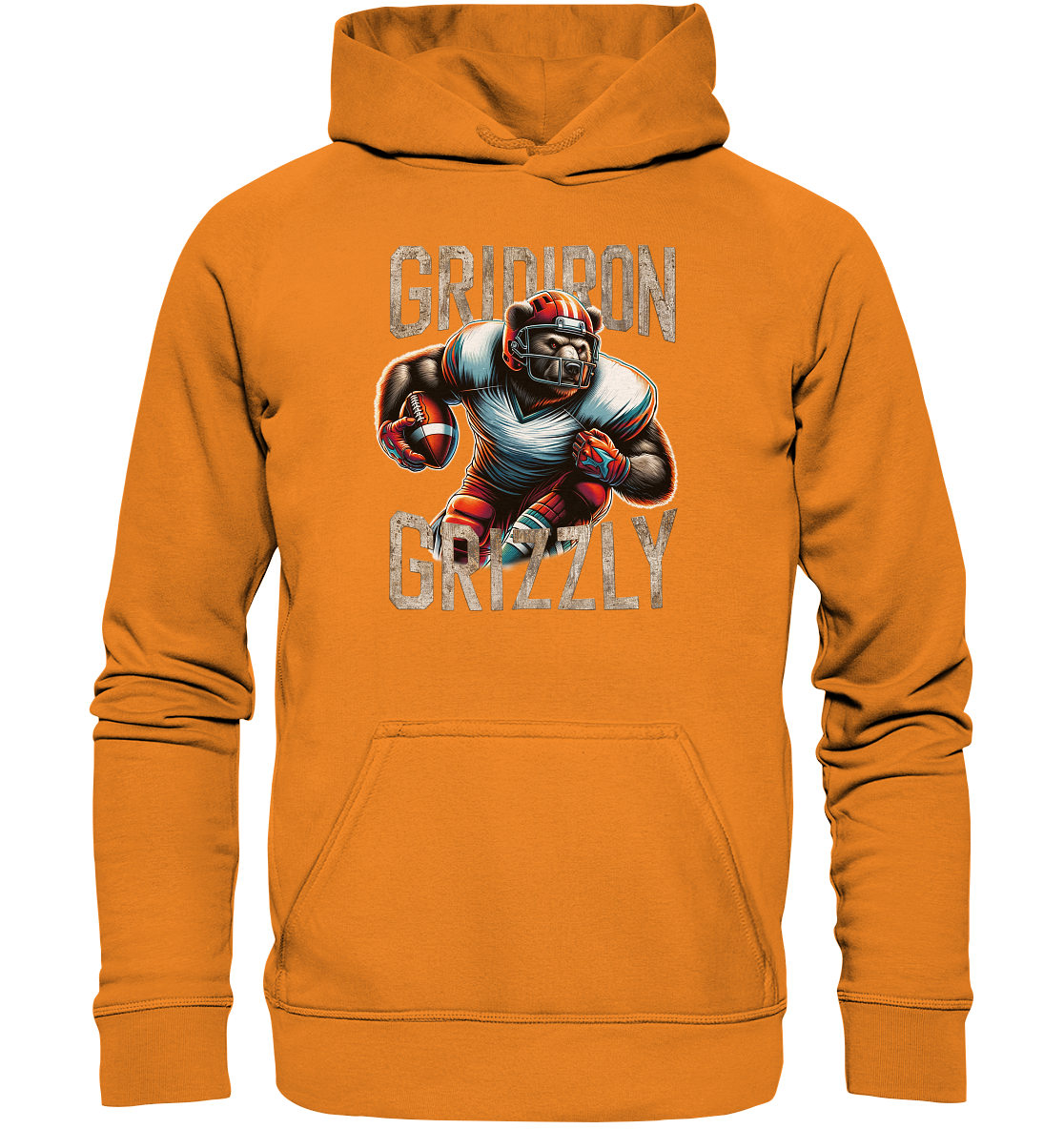 Gridiron Grizzly - Basic Unisex Hoodie