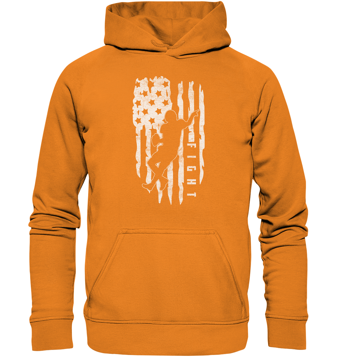 USA Flag Fight - Basic Unisex Hoodie