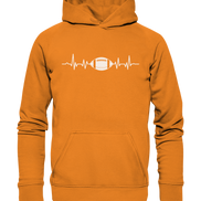 Football Heartbeat - Basic Unisex Hoodie