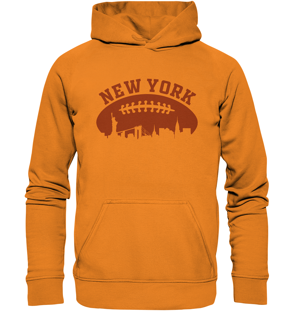 New York Football Silhoutte  - Basic Unisex Hoodie