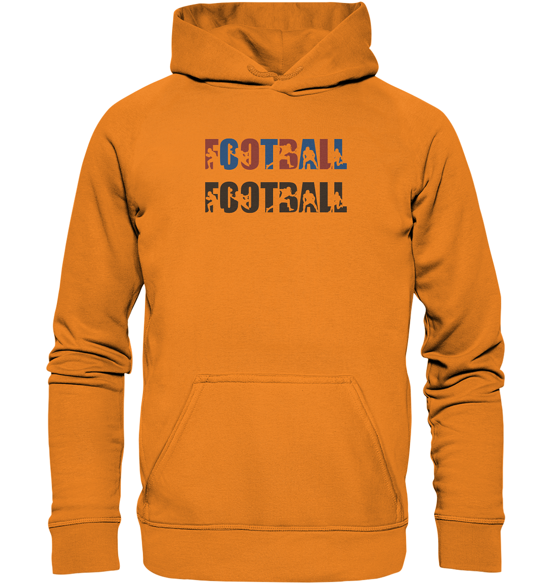 Football Silhouette - Basic Unisex Hoodie