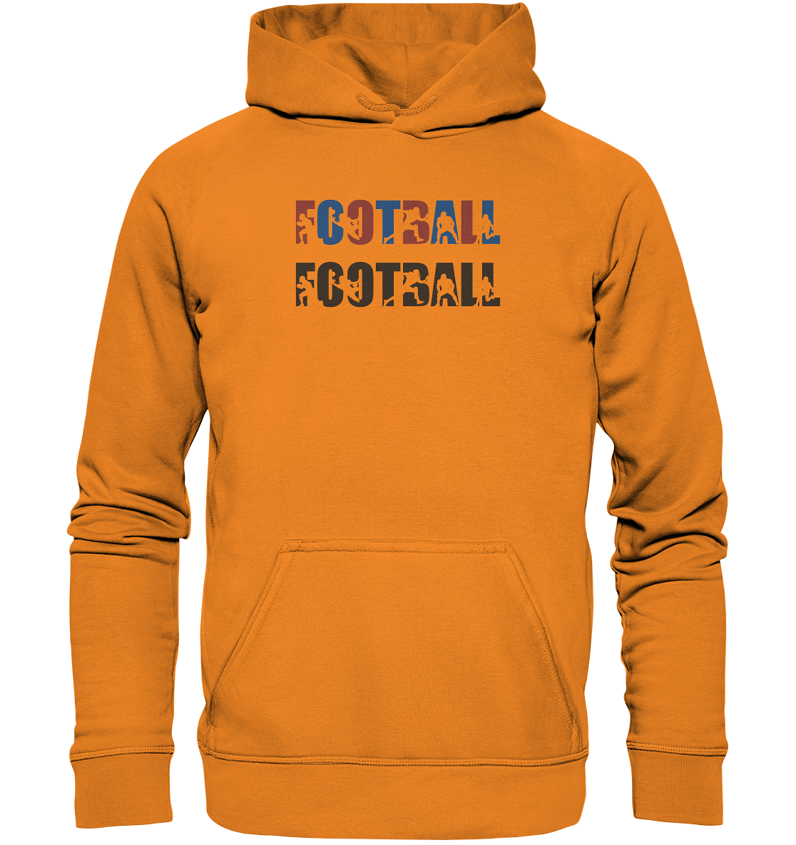 Football Silhouette - Basic Unisex Hoodie