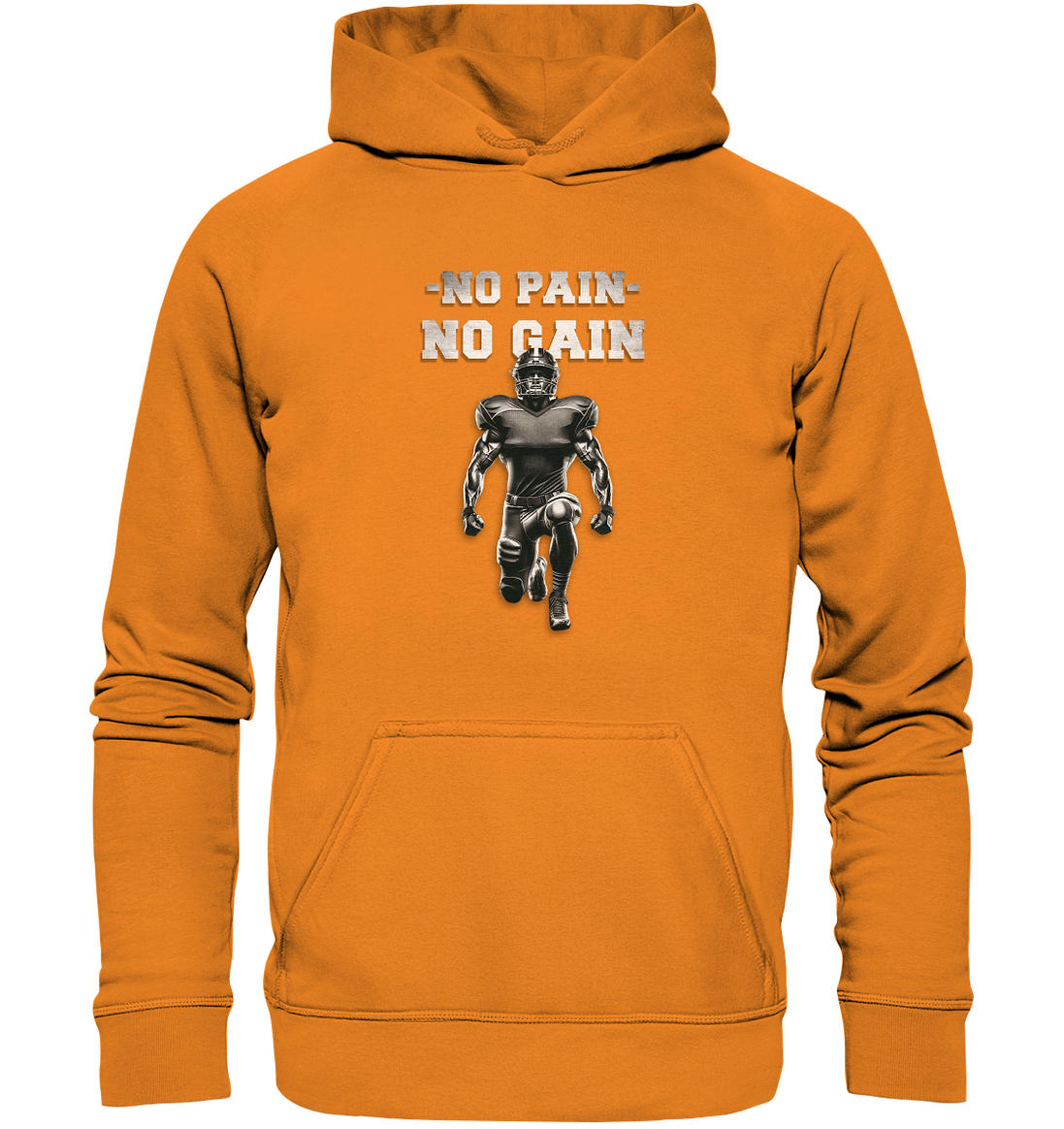 No Pain No Gain Metal - Basic Unisex Hoodie