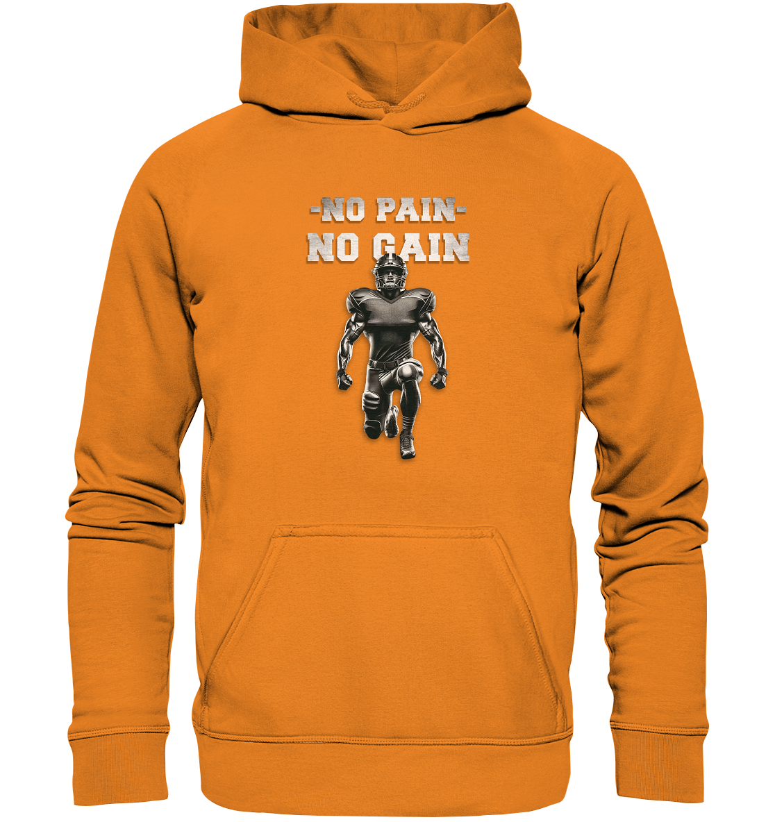 No Pain No Gain Metal - Basic Unisex Hoodie