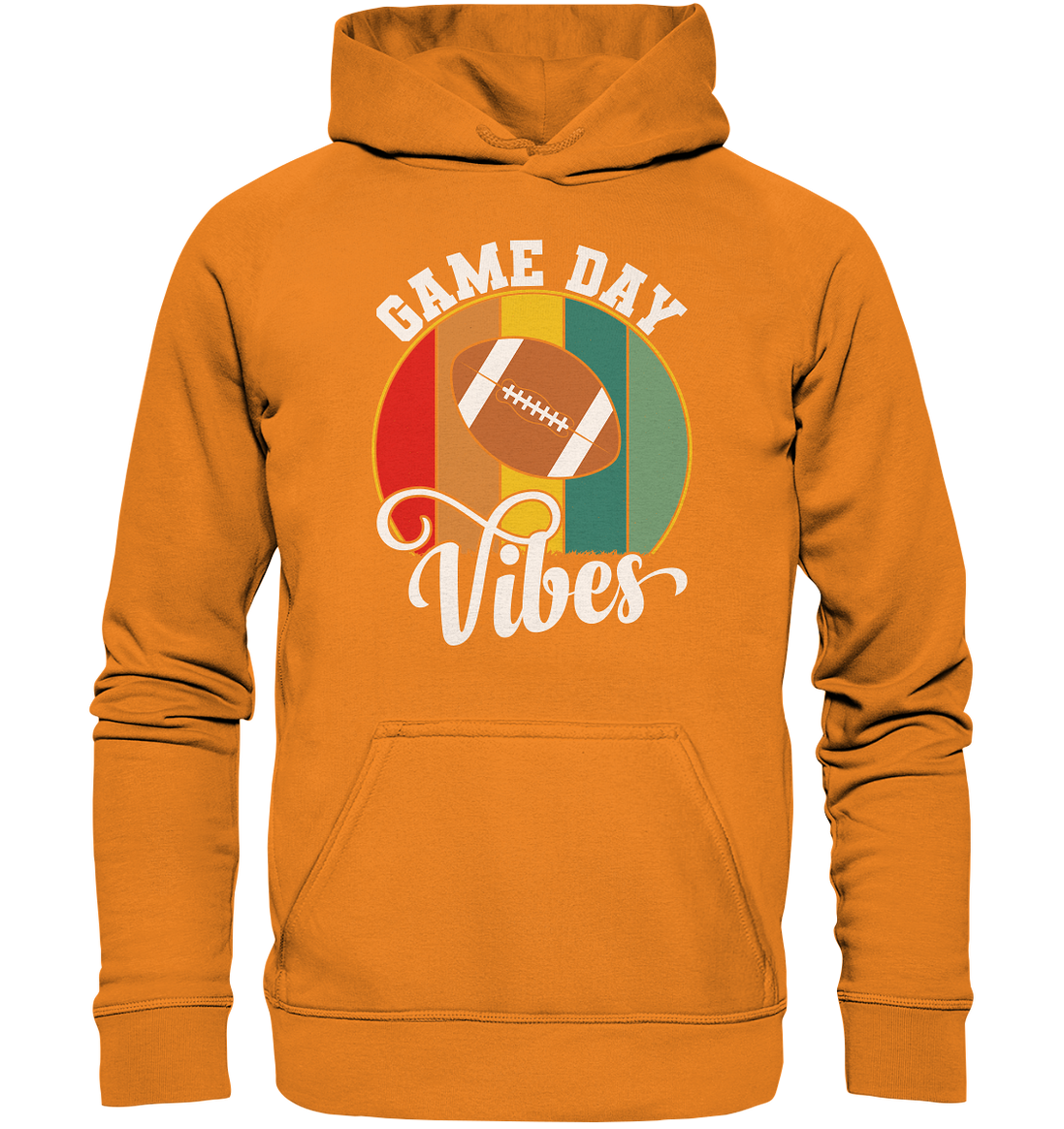 Game Day Vibes White - Basic Unisex Hoodie