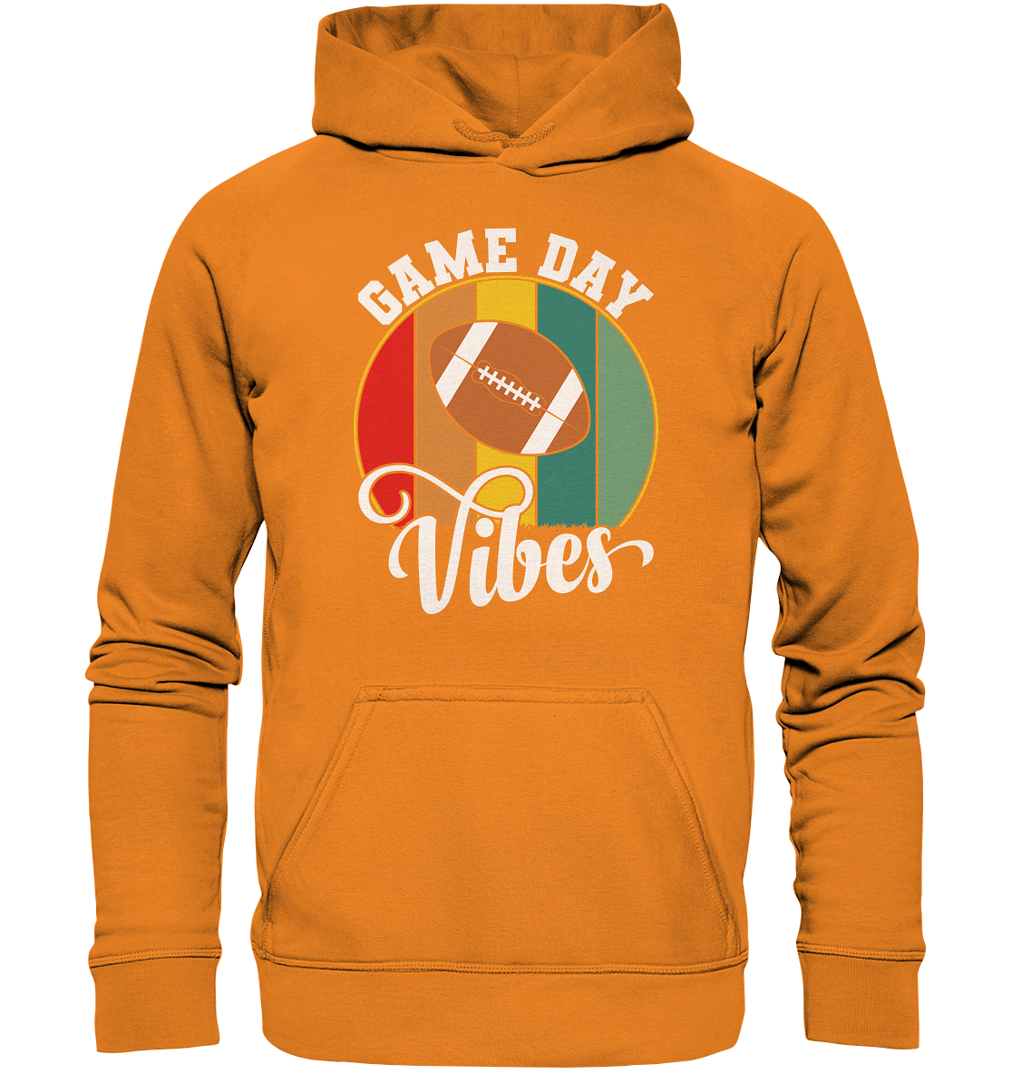 Game Day Vibes White - Basic Unisex Hoodie