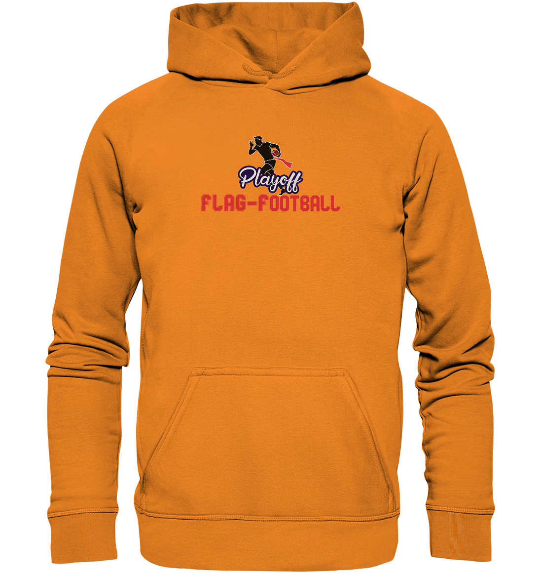 Playoff Flag Football  Men red - Basic Unisex Hoodie