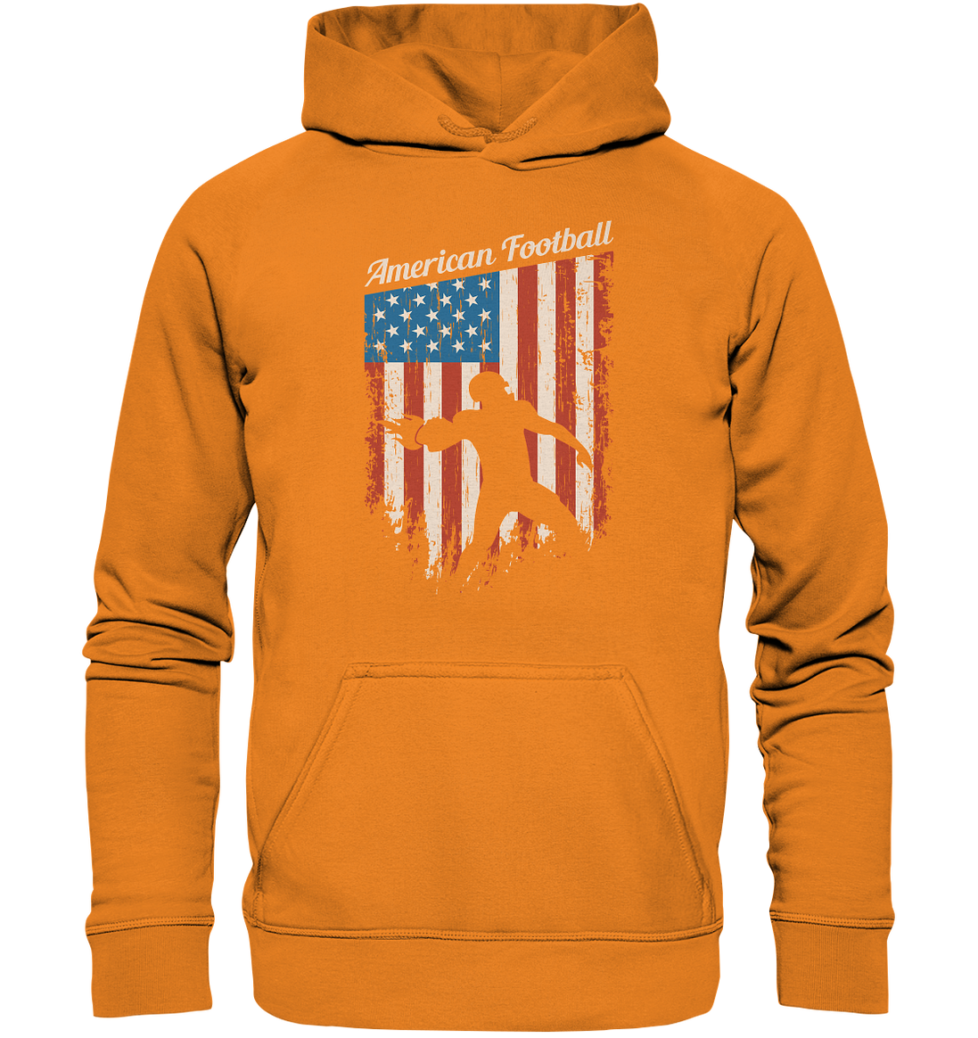 American Football Banner - Basic Unisex Hoodie