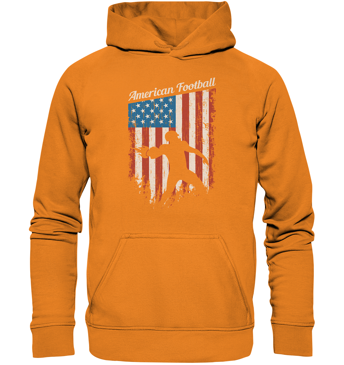 American Football Banner - Basic Unisex Hoodie